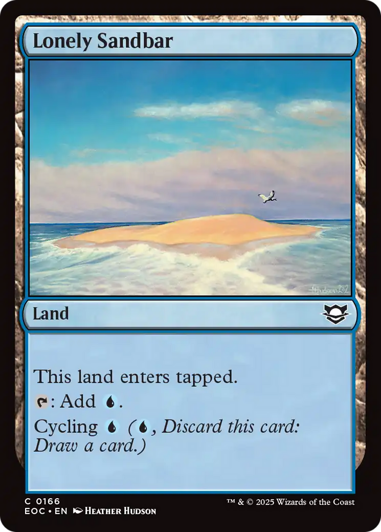 Lonely Sandbar [Edge of Eternities Commander] | Card Citadel