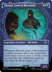 Elrond, Lord of Rivendell (Showcase Ring Frame) [The Lord of the Rings: Tales of Middle-Earth] | Card Citadel