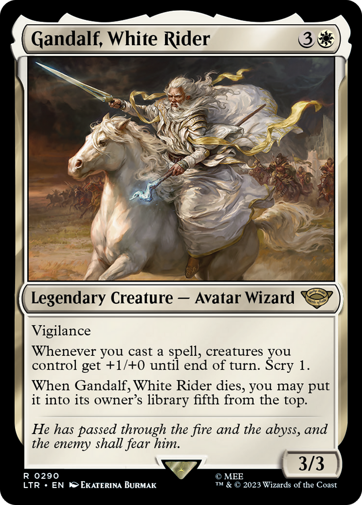 Gandalf, White Rider [The Lord of the Rings: Tales of Middle-Earth] | Card Citadel
