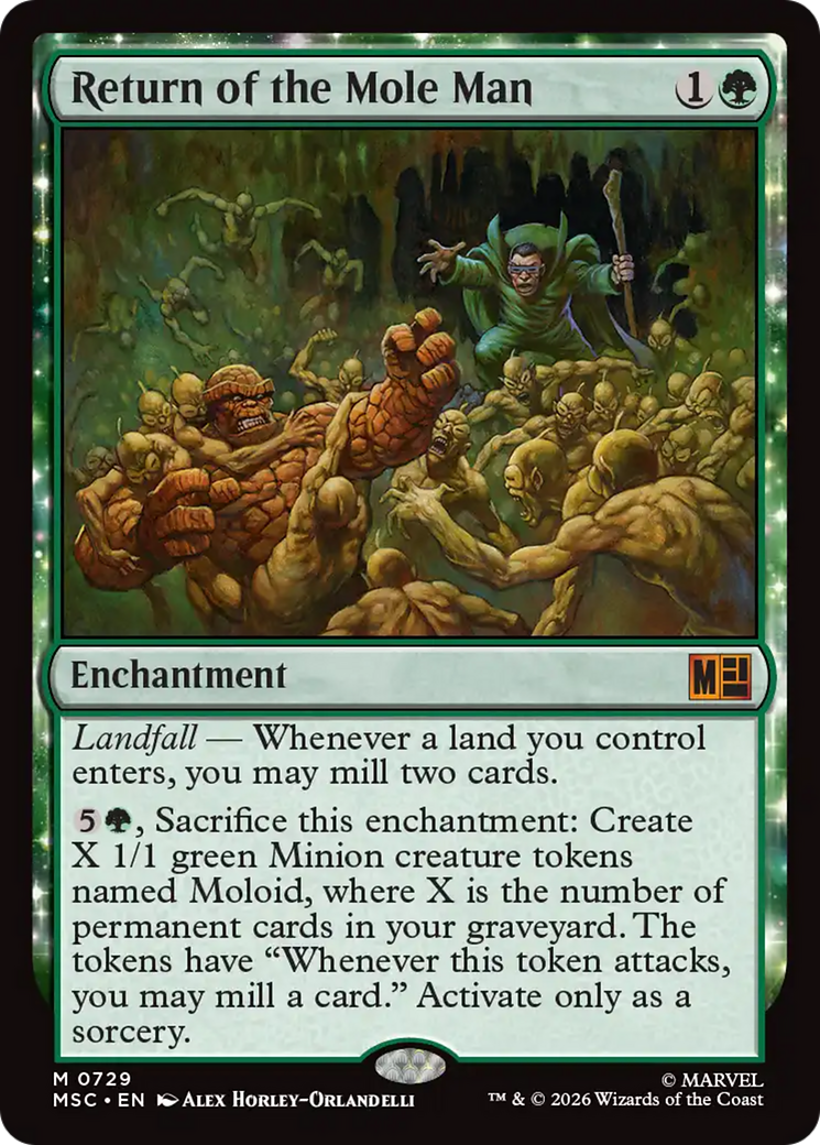 Return of the Mole Man [Marvel Super Heroes Commander] | Card Citadel