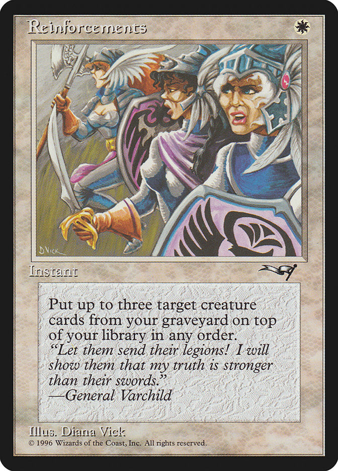 Reinforcements (No Archer) [Alliances] | Card Citadel