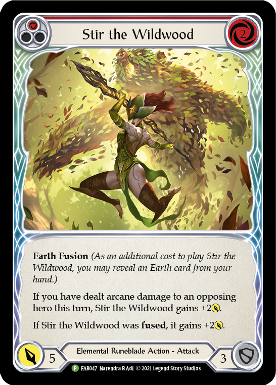 Stir the Wildwood [FAB047] (Promo)  Rainbow Foil | Card Citadel