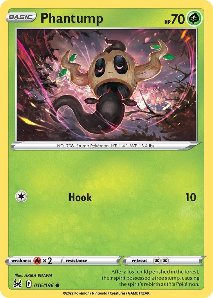 Phantump (016/196) [Sword & Shield: Lost Origin] | Card Citadel