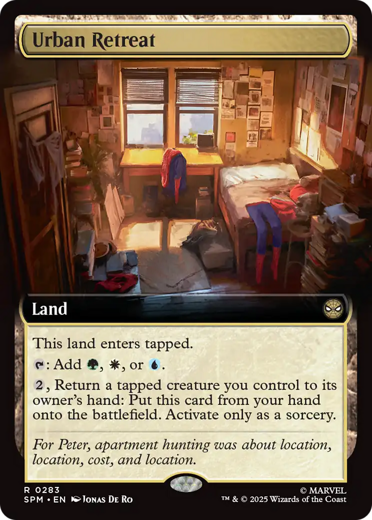 Urban Retreat (Extended Art) [Marvel's Spider-Man] | Card Citadel