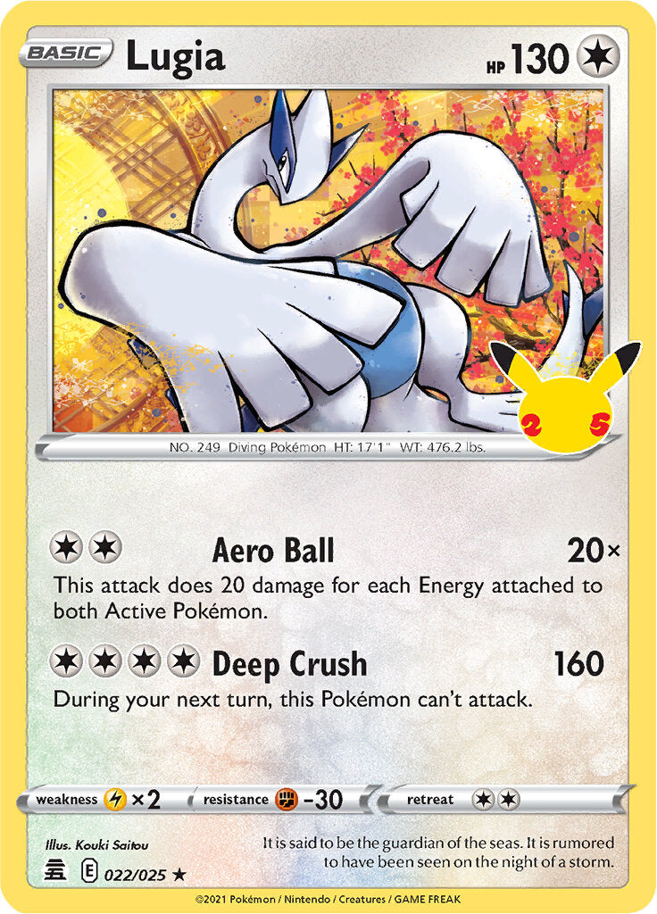 Lugia (022/025) [Celebrations: 25th Anniversary] | Card Citadel