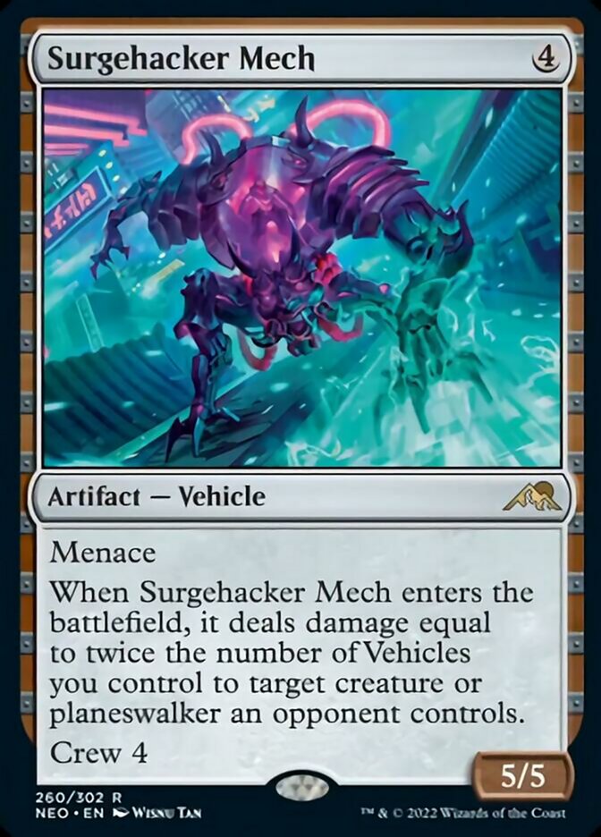 Surgehacker Mech [Kamigawa: Neon Dynasty] | Card Citadel