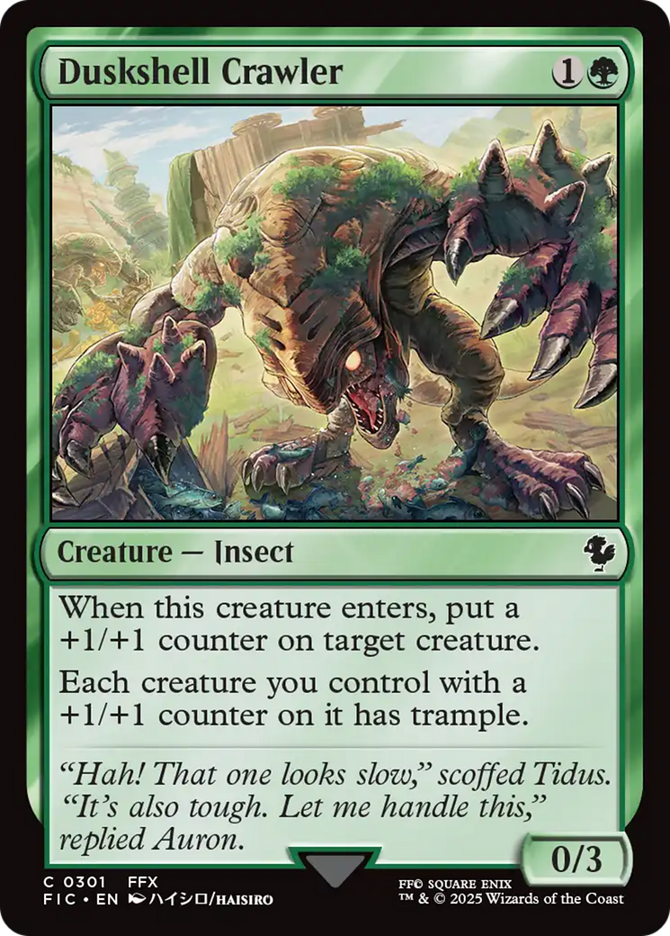 Duskshell Crawler [FINAL FANTASY Commander] | Card Citadel