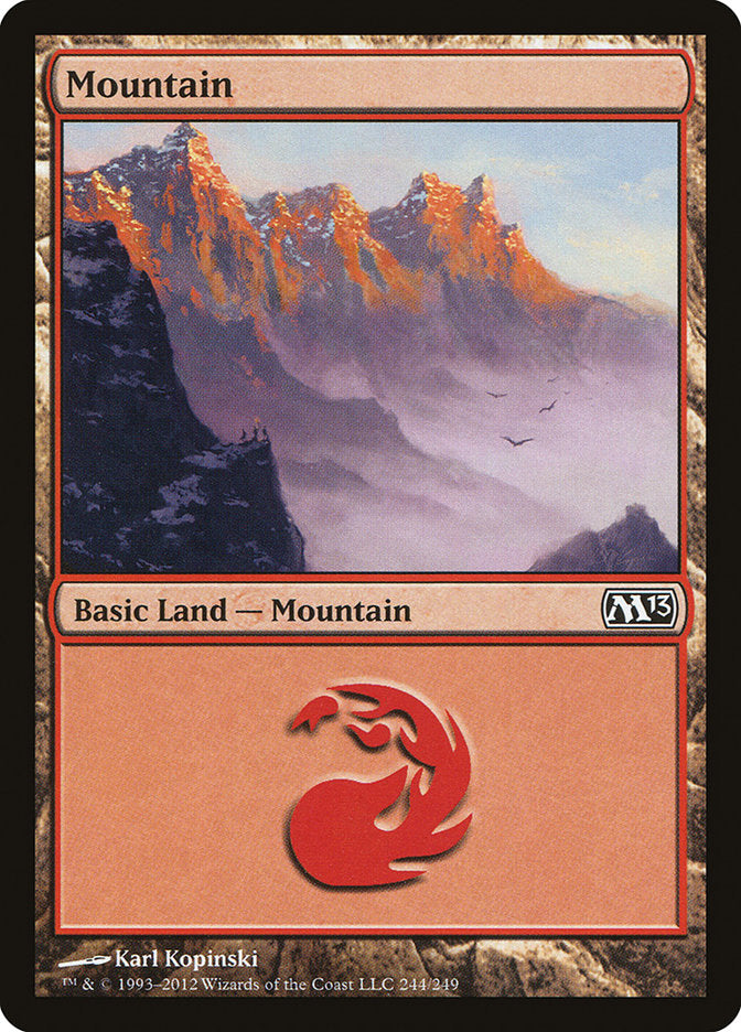 Mountain (244) [Magic 2013] | Card Citadel