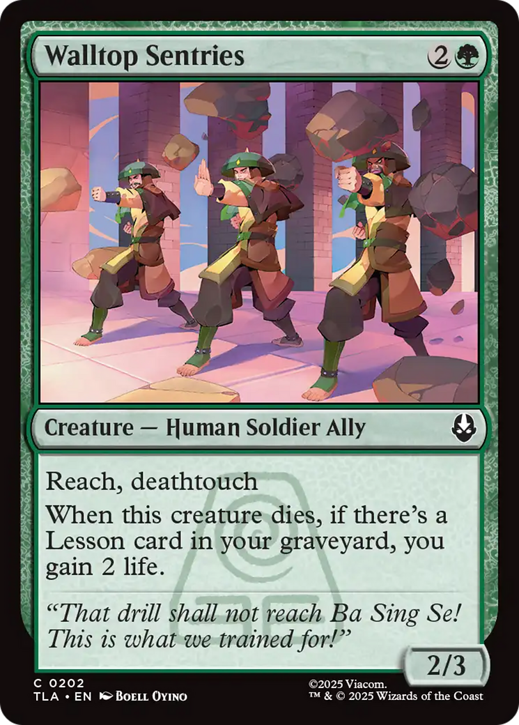 Walltop Sentries [Avatar: The Last Airbender] | Card Citadel