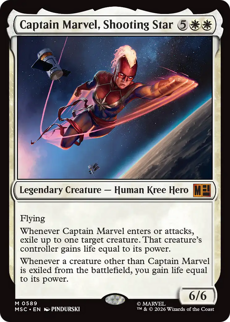 Captain Marvel, Shooting Star [Marvel Super Heroes Commander] | Card Citadel