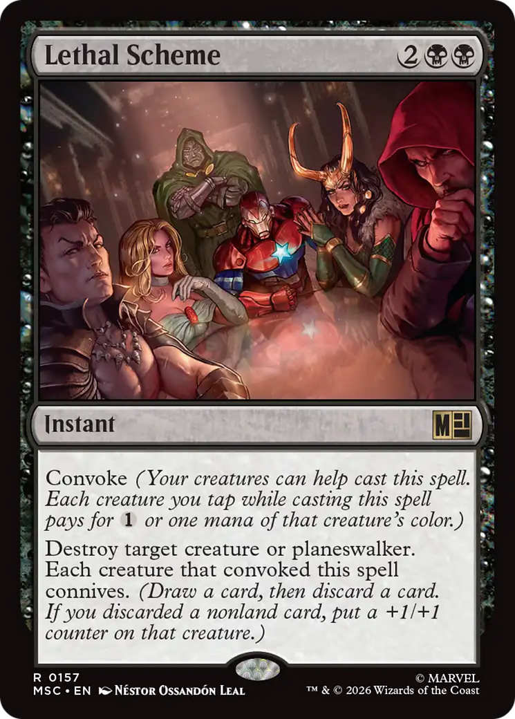 Lethal Scheme (Surge Foil) [Marvel Super Heroes Commander] | Card Citadel