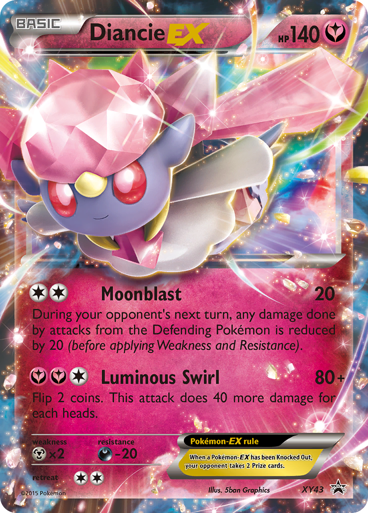 Diancie EX (XY43) [XY: Black Star Promos] | Card Citadel