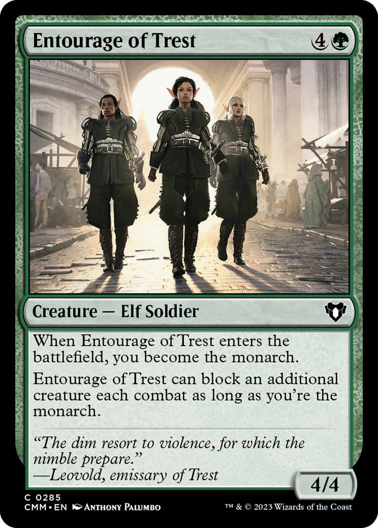 Entourage of Trest [Commander Masters] | Card Citadel