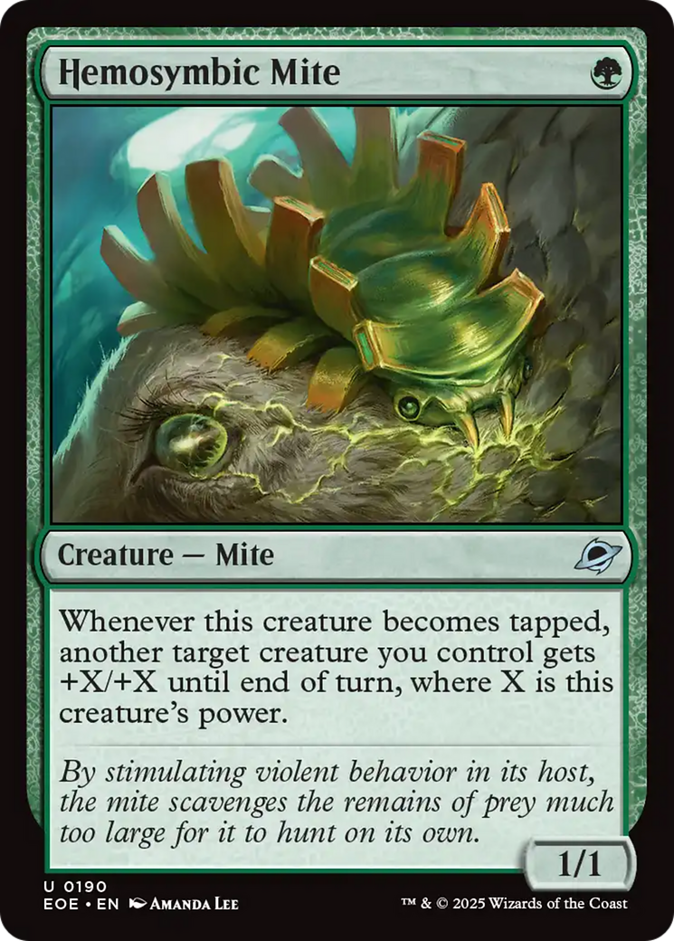 Hemosymbic Mite [Edge of Eternities] | Card Citadel