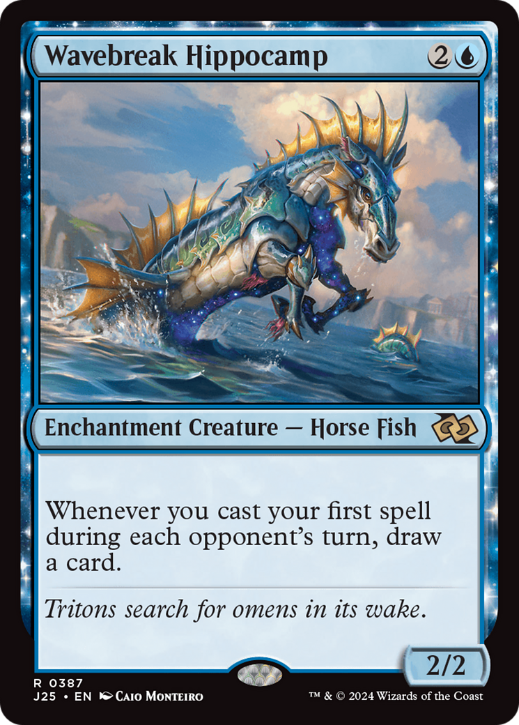 Wavebreak Hippocamp [Foundations Jumpstart] | Card Citadel