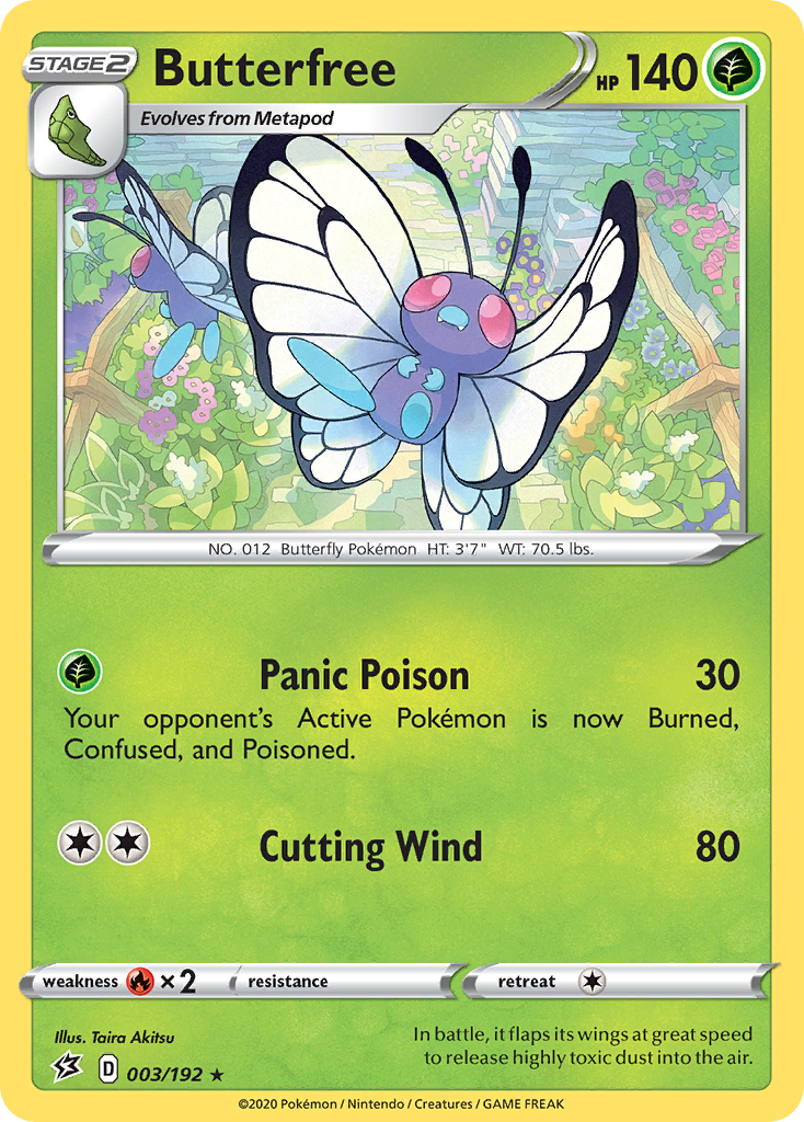 Butterfree (003/192) [Sword & Shield: Rebel Clash] | Card Citadel