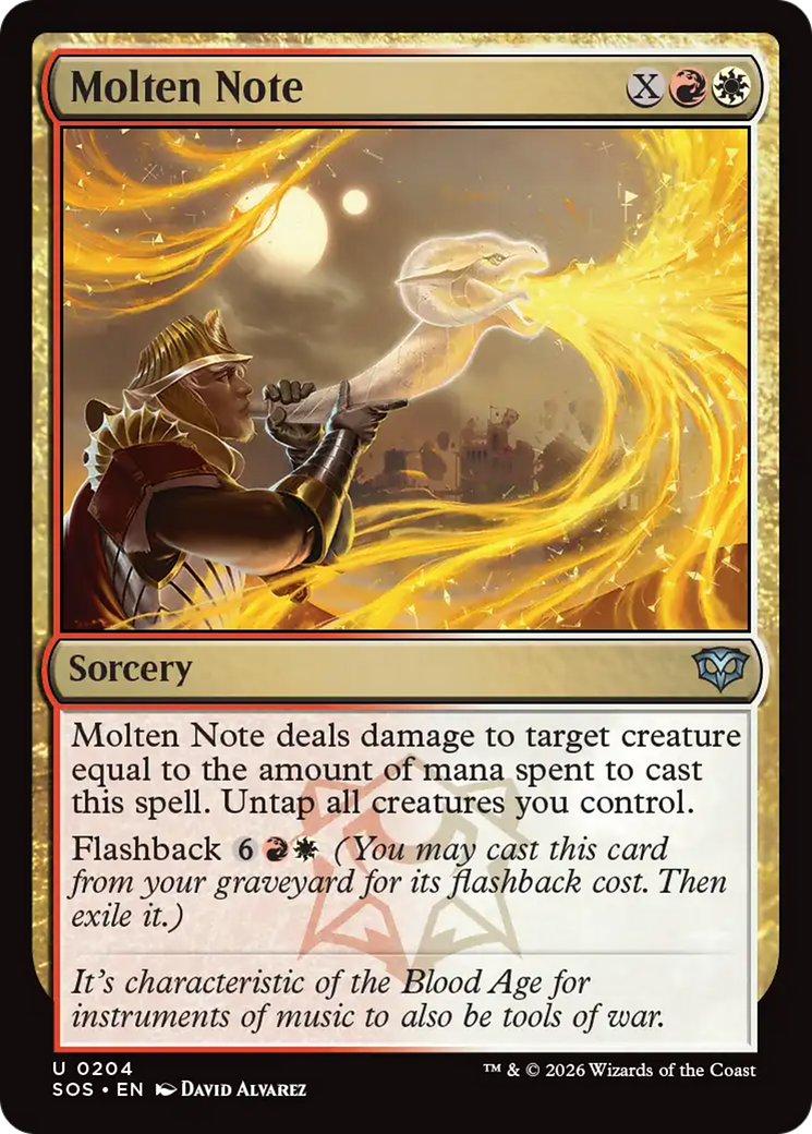 Molten Note [Secrets of Strixhaven] | Card Citadel