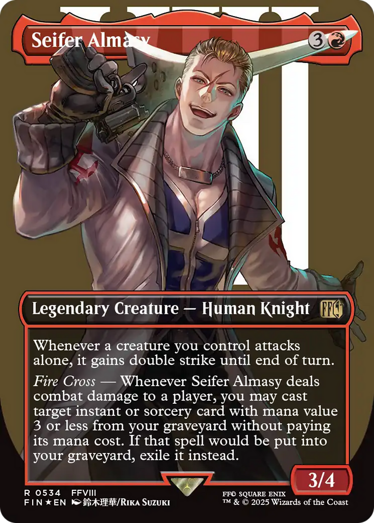 Seifer Almasy (Borderless) (Surge Foil) [FINAL FANTASY] | Card Citadel