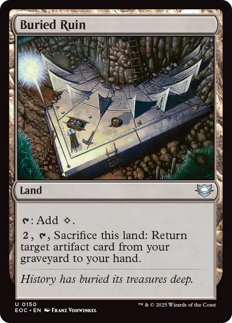 Buried Ruin [Edge of Eternities Commander] | Card Citadel