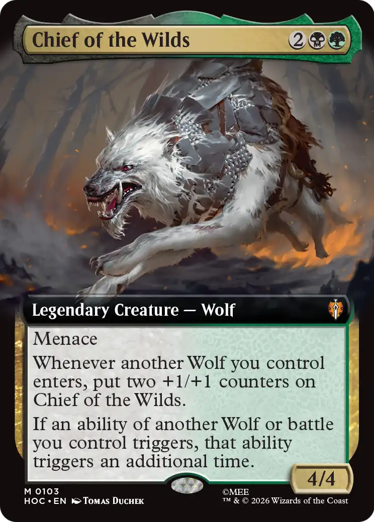 Chief of the Wilds (Extended Art) [The Hobbit: Eternal-Legal] | Card Citadel