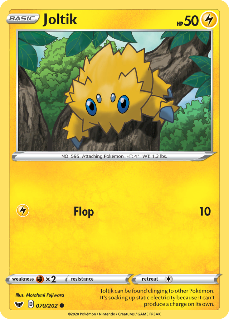Joltik (070/202) [Sword & Shield: Base Set] | Card Citadel