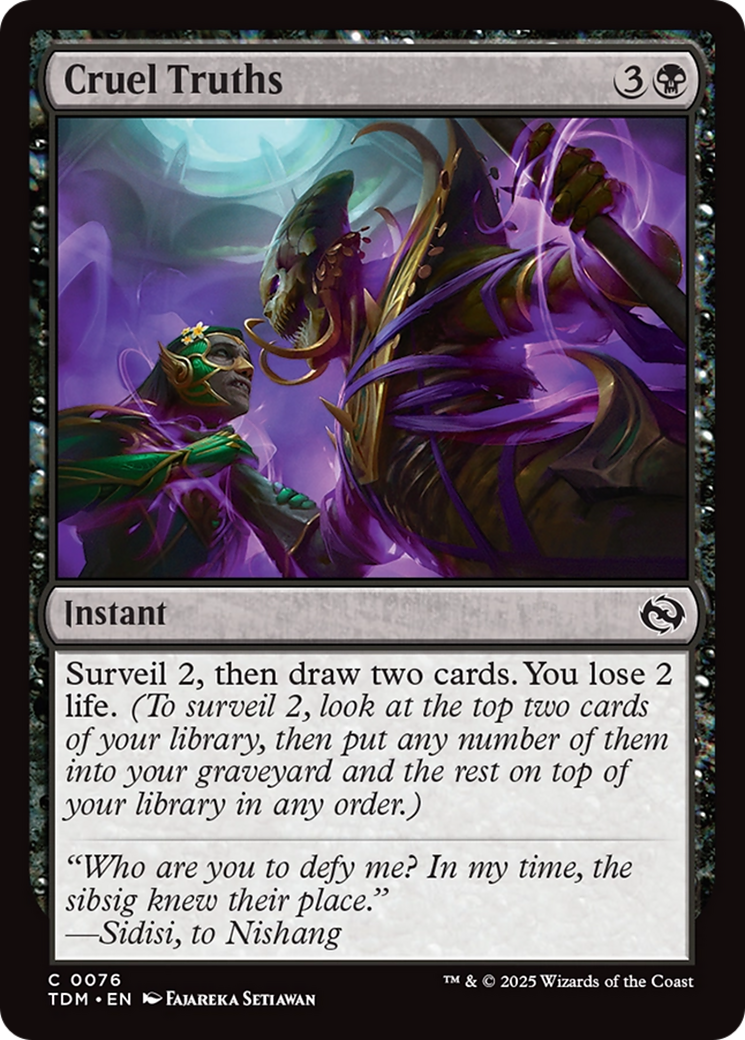 Cruel Truths [Tarkir: Dragonstorm] | Card Citadel