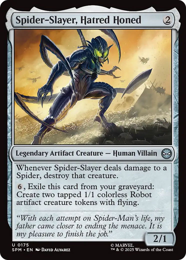 Spider-Slayer, Hatred Honed [Marvel's Spider-Man] | Card Citadel