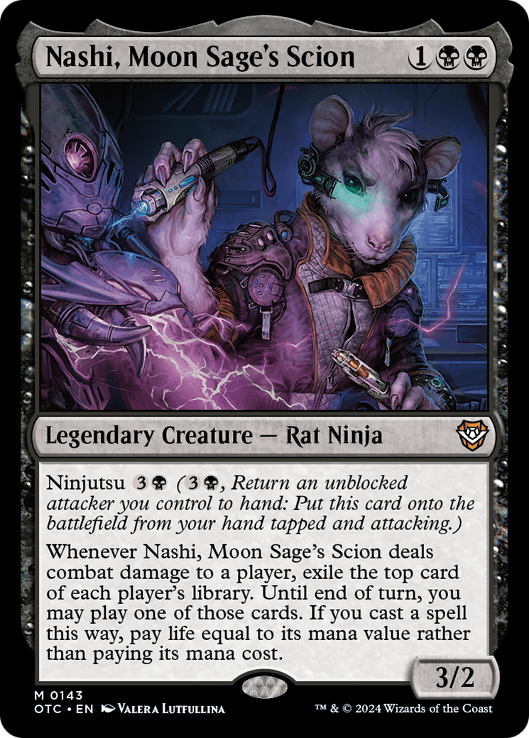Nashi, Moon Sage's Scion [Outlaws of Thunder Junction Commander] | Card Citadel