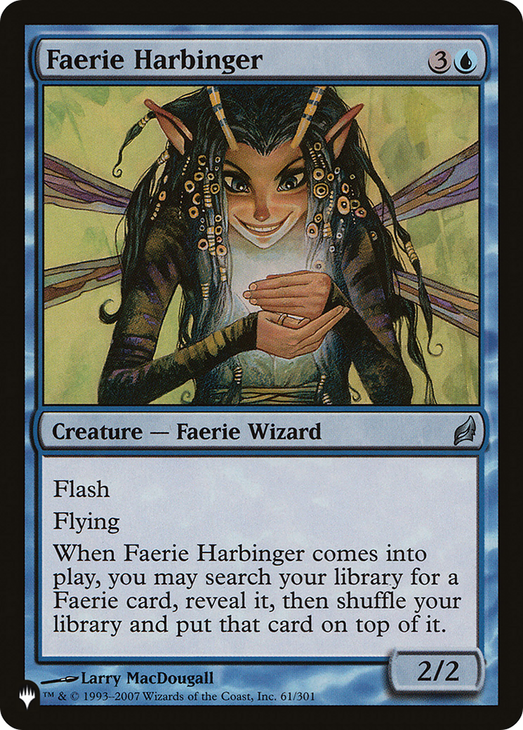 Faerie Harbinger [The List] | Card Citadel