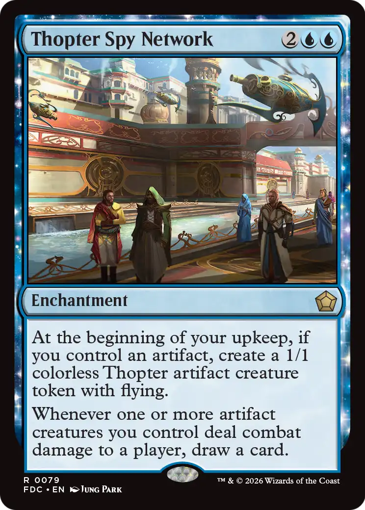 Thopter Spy Network [Foundations Commander] | Card Citadel