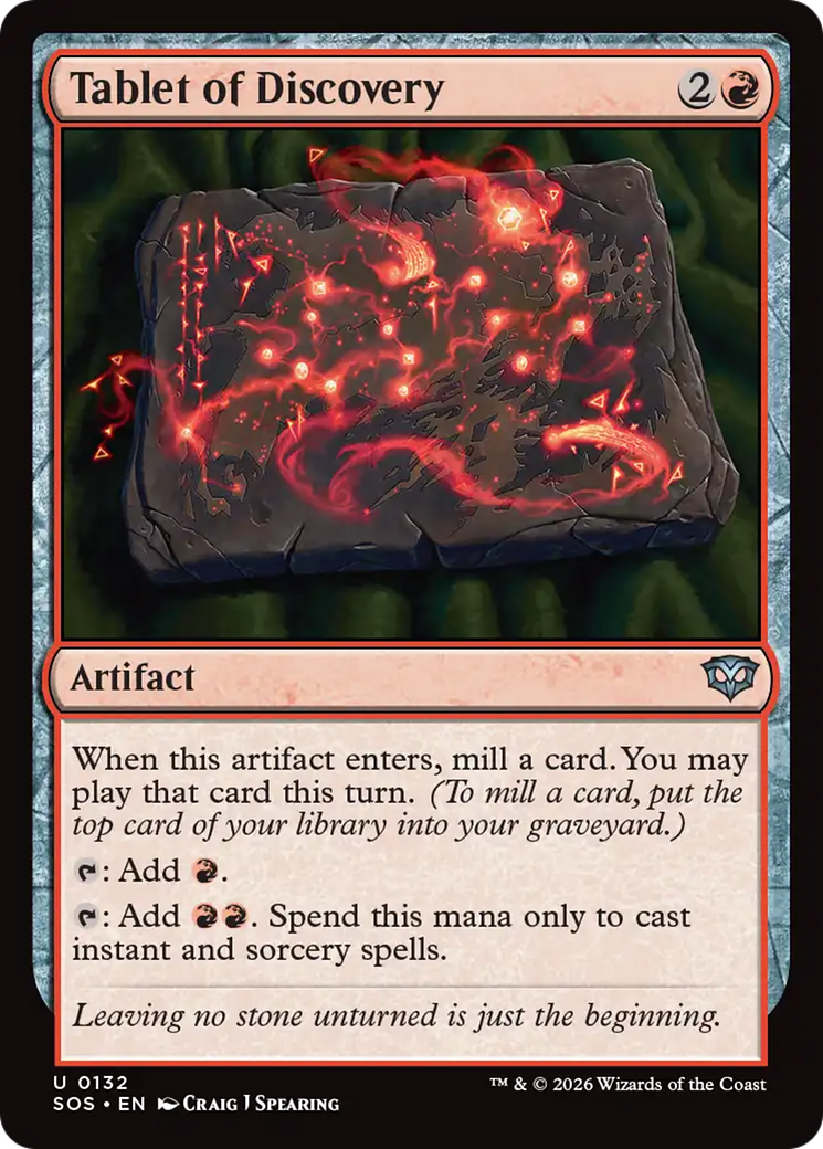 Tablet of Discovery [Secrets of Strixhaven] | Card Citadel