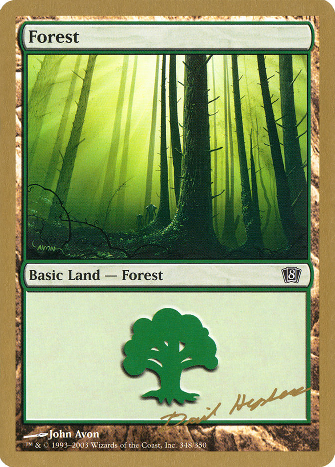 Forest (dh348) (Dave Humpherys) [World Championship Decks 2003] | Card Citadel