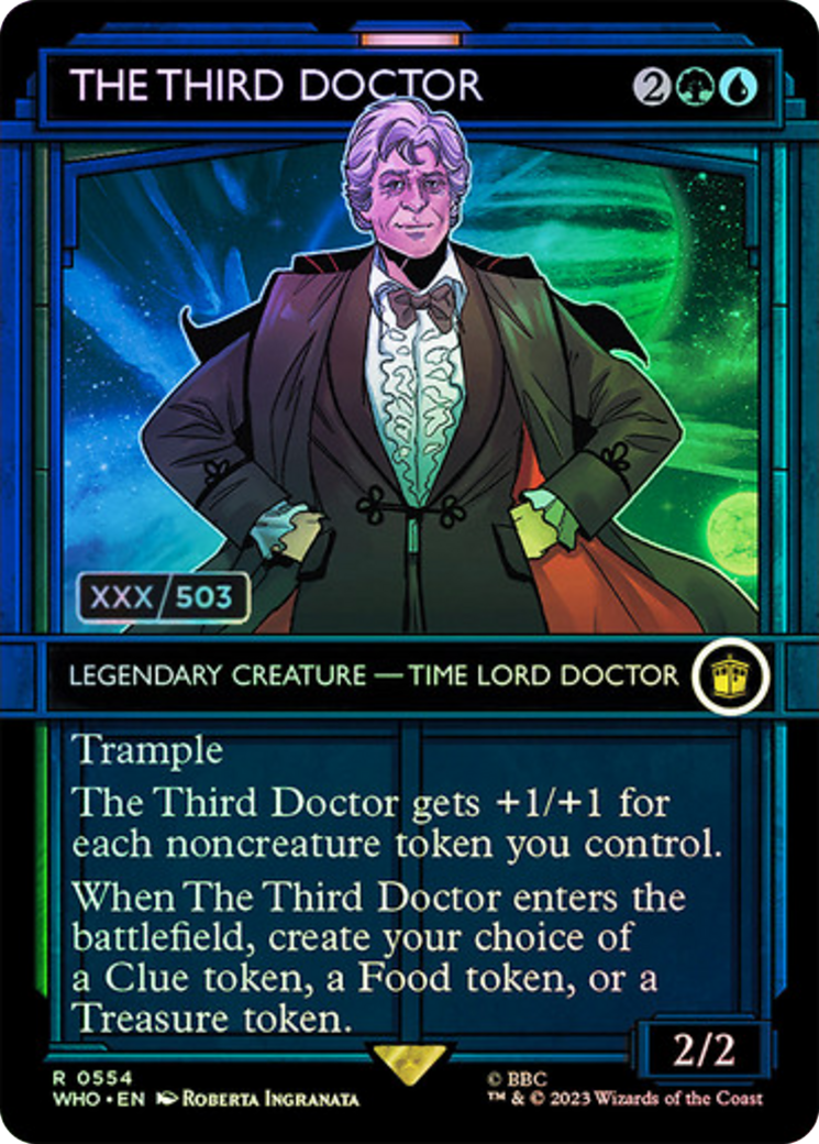 The Third Doctor (Serial Numbered) [Doctor Who] | Card Citadel