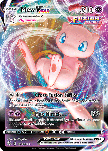 Mew VMAX (114/264) [Sword & Shield: Fusion Strike] | Card Citadel