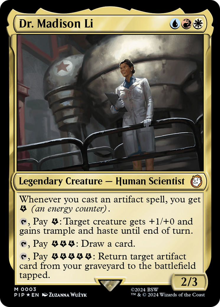 Dr. Madison Li [Fallout] | Card Citadel