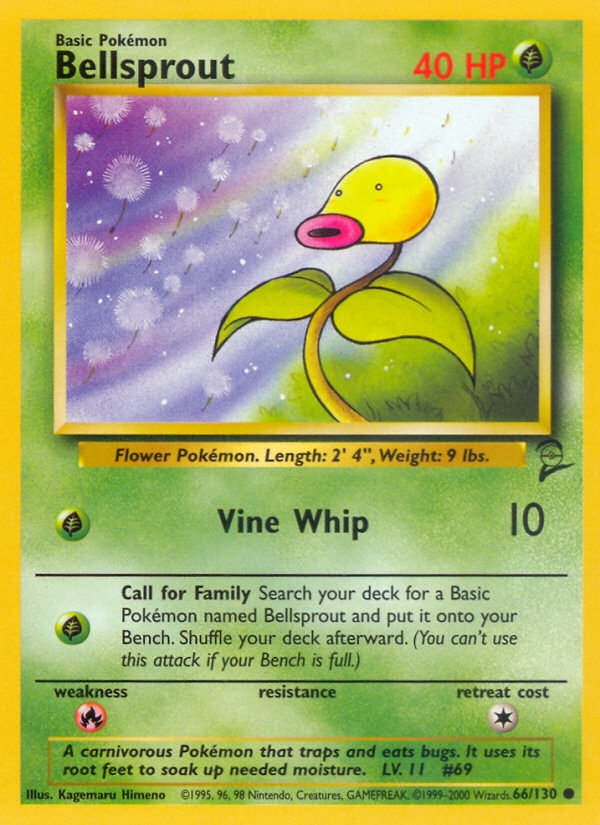 Bellsprout (66/130) [Base Set 2] | Card Citadel