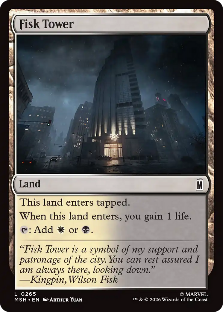 Fisk Tower [Marvel Super Heroes] | Card Citadel