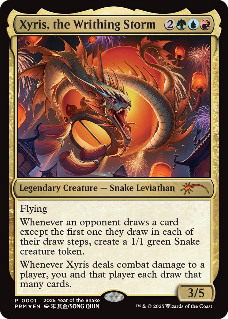 Xyris, the Writhing Storm (Year of the Snake 2025) [Standard Showdown Promos] | Card Citadel