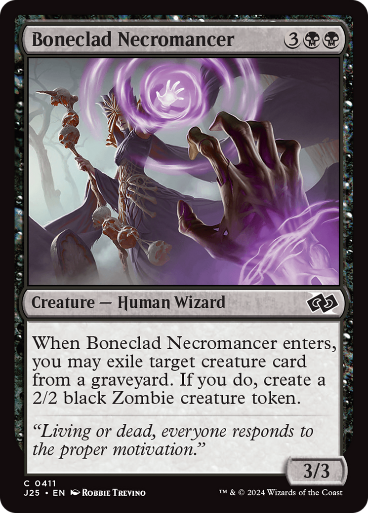 Boneclad Necromancer [Foundations Jumpstart] | Card Citadel