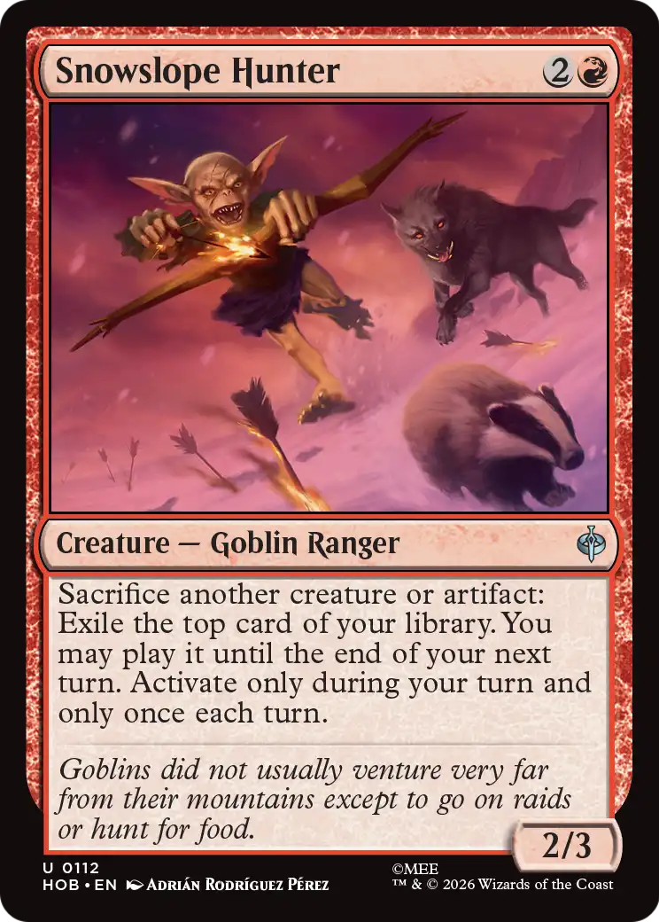 Snowslope Hunter [The Hobbit] | Card Citadel