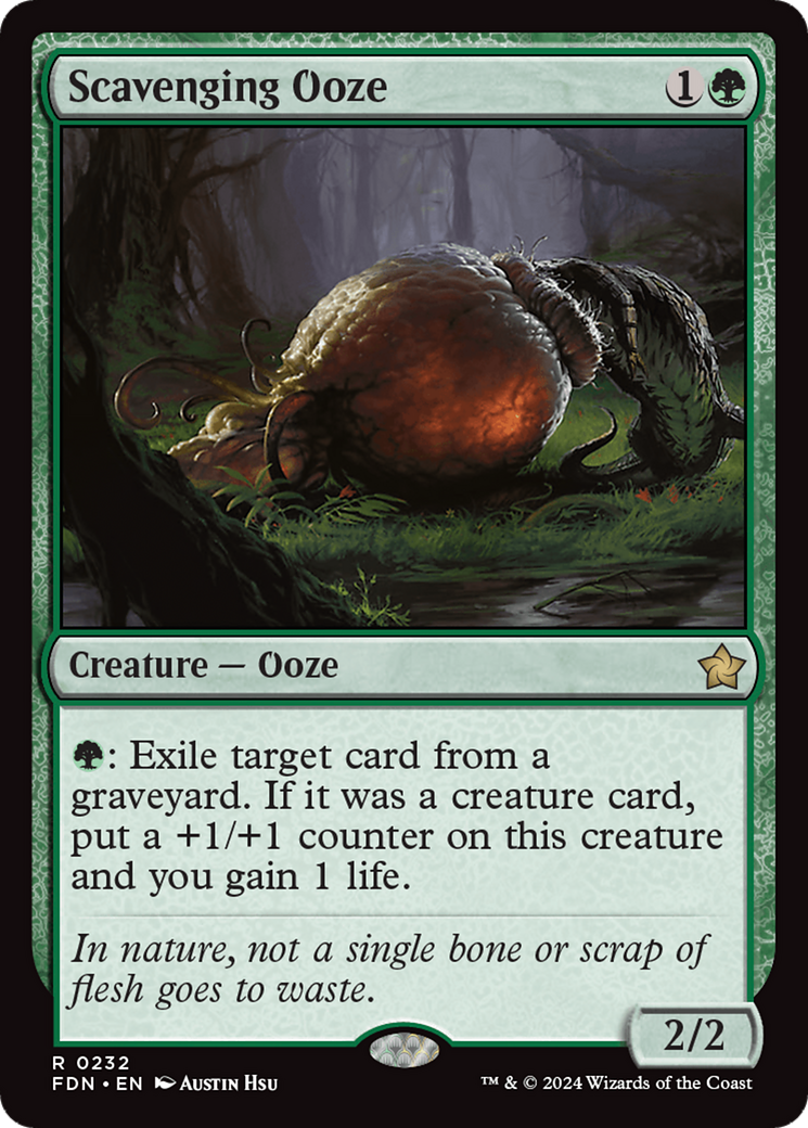 Scavenging Ooze [Foundations] | Card Citadel