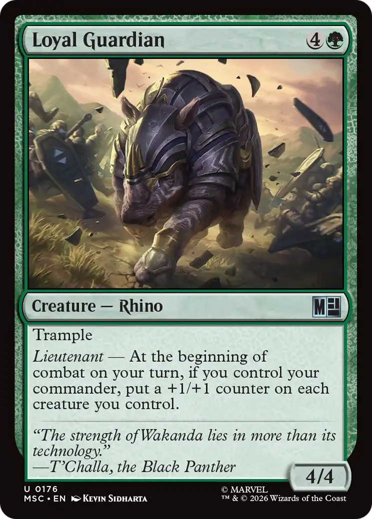 Loyal Guardian (Surge Foil) [Marvel Super Heroes Commander] | Card Citadel
