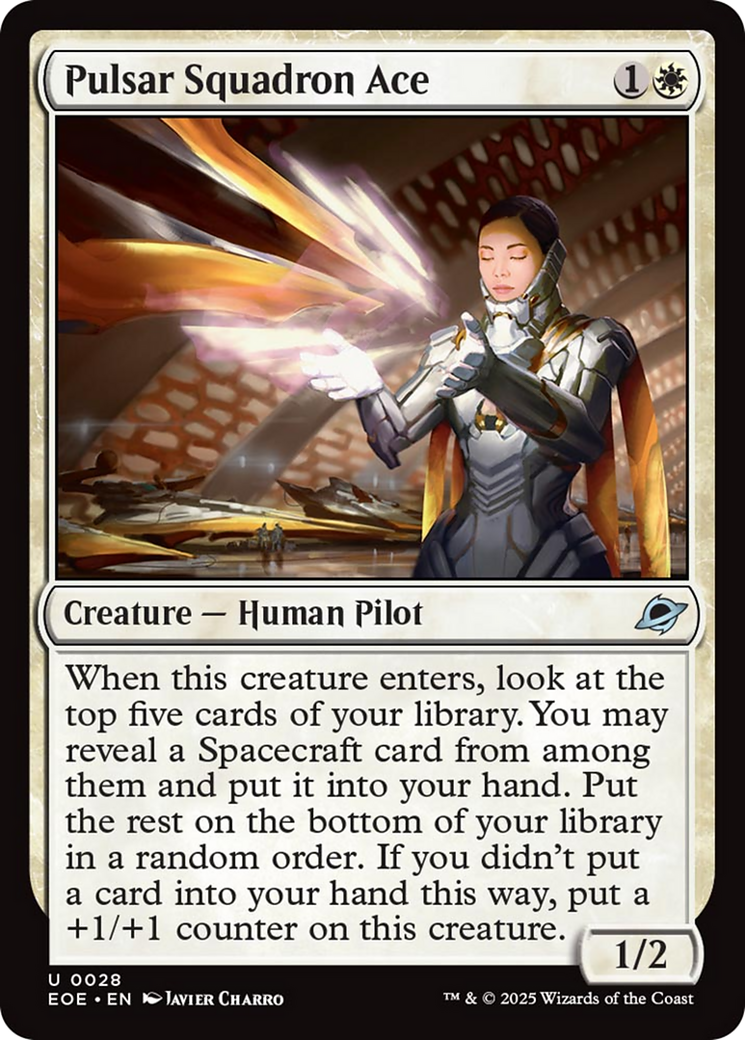 Pulsar Squadron Ace [Edge of Eternities] | Card Citadel