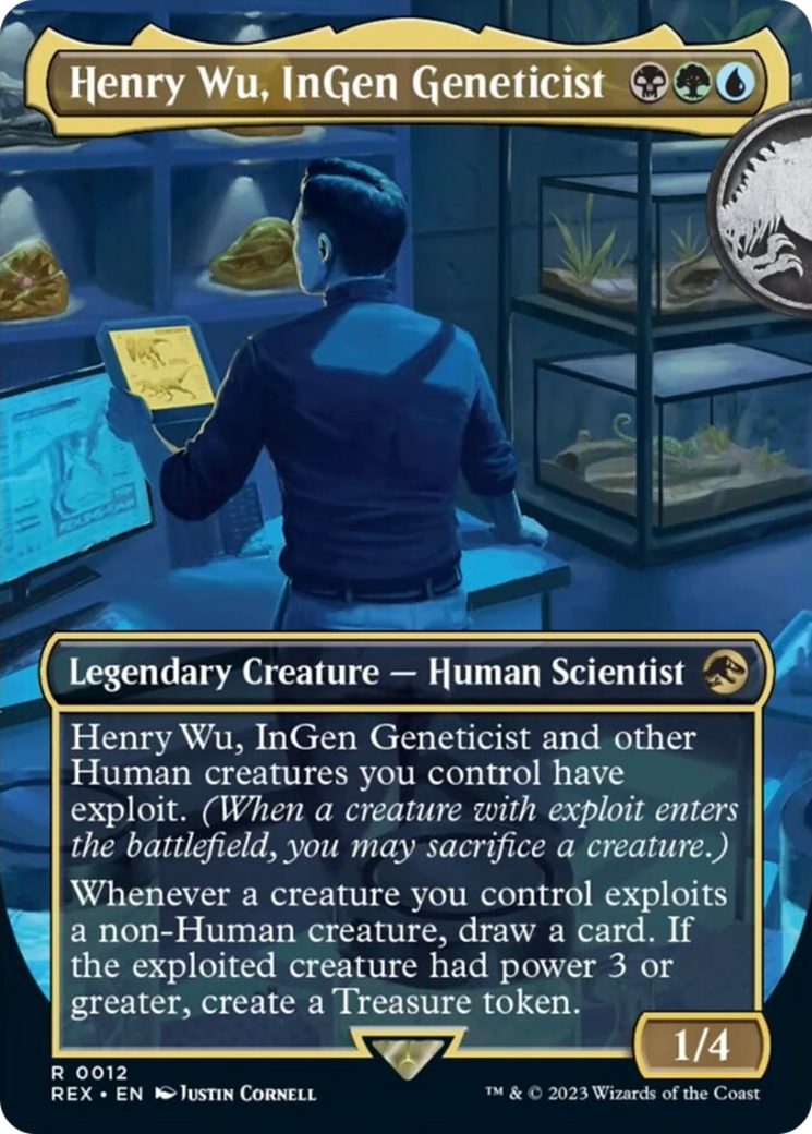 Henry Wu, InGen Geneticist (Borderless) [Jurassic World Collection] | Card Citadel