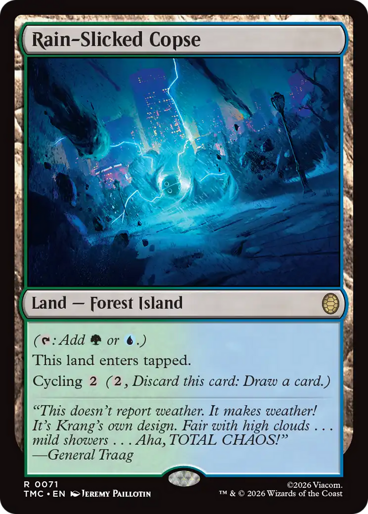 Rain-Slicked Copse [Teenage Mutant Ninja Turtles Commander] | Card Citadel