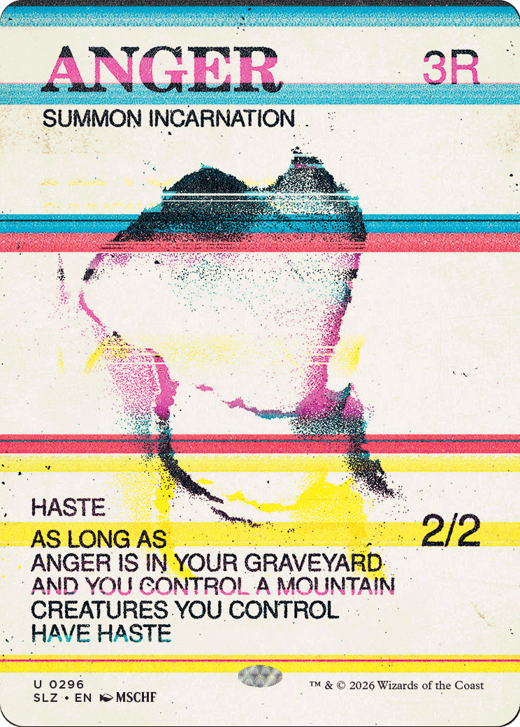 Anger (0296) [Secret Lair x MSCHF: The Zeta Set] | Card Citadel