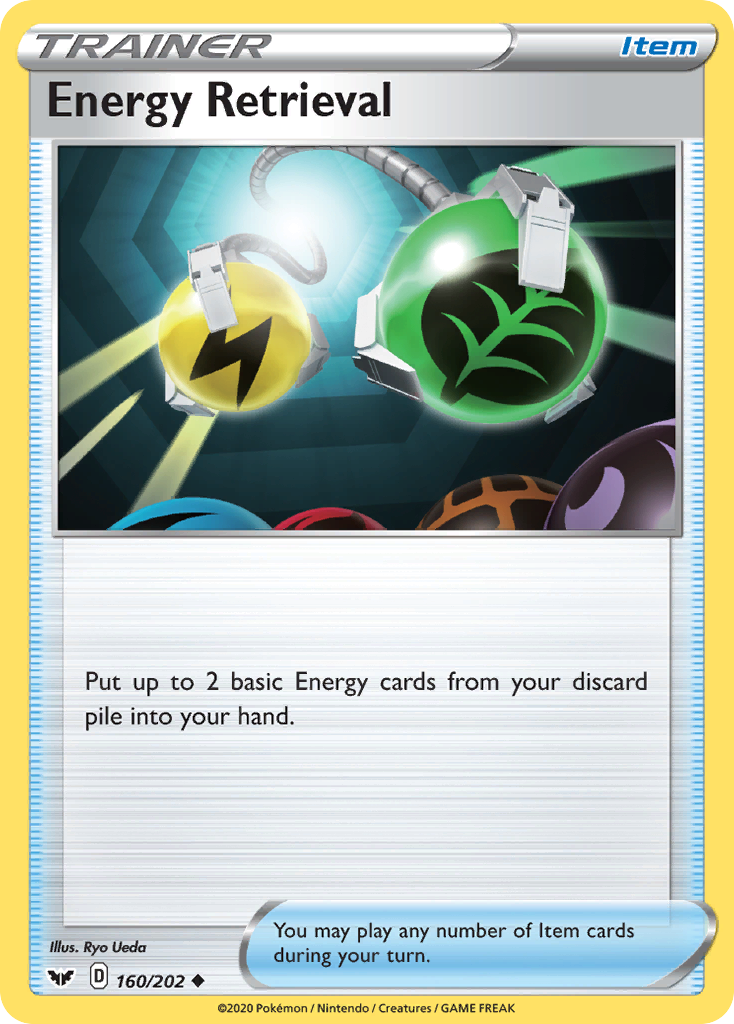 Energy Retrieval (160/202) [Sword & Shield: Base Set] | Card Citadel