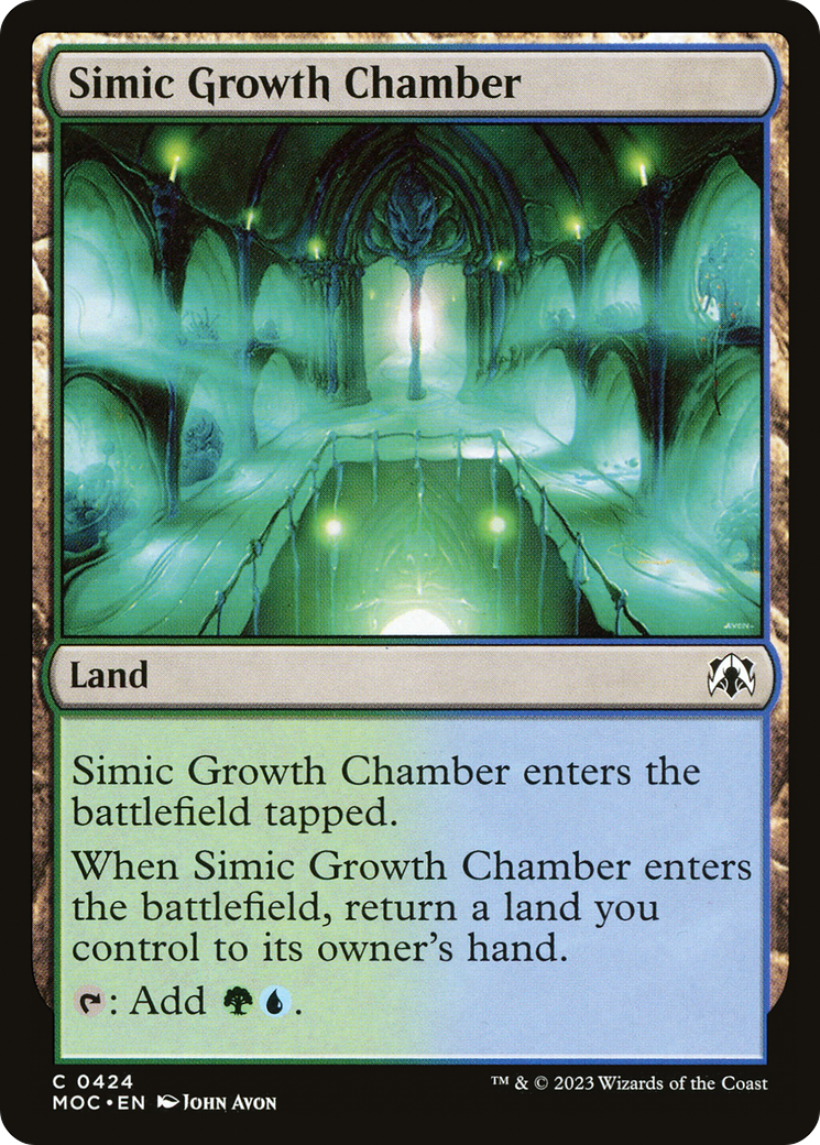 Simic Growth Chamber [March of the Machine Commander] | Card Citadel