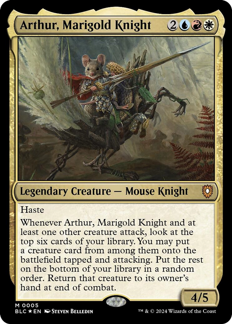 Arthur, Marigold Knight [Bloomburrow Commander] | Card Citadel