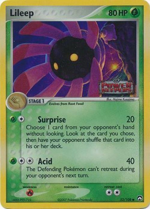 Lileep (52/108) (Stamped) [EX: Power Keepers] | Card Citadel